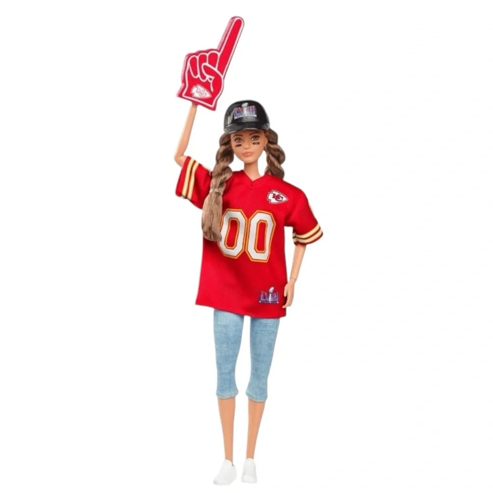 Barbie KC Chiefs NFL Super Bowl Doll